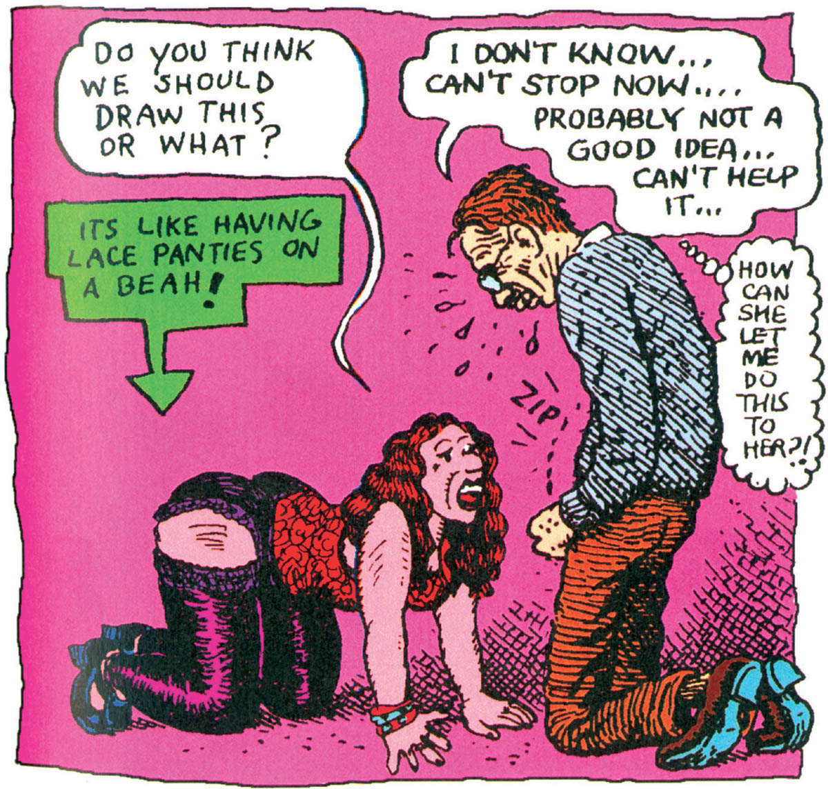 Aline Kominsky Crumb and her husband Robert Crumb A couple a nasty raunchy - photo 4