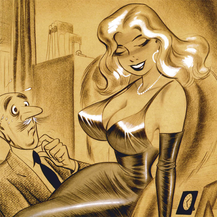 An exquisite gag cartoon by Bill Ward EROTIC COMICS A GRAPHIC HISTORY - photo 1