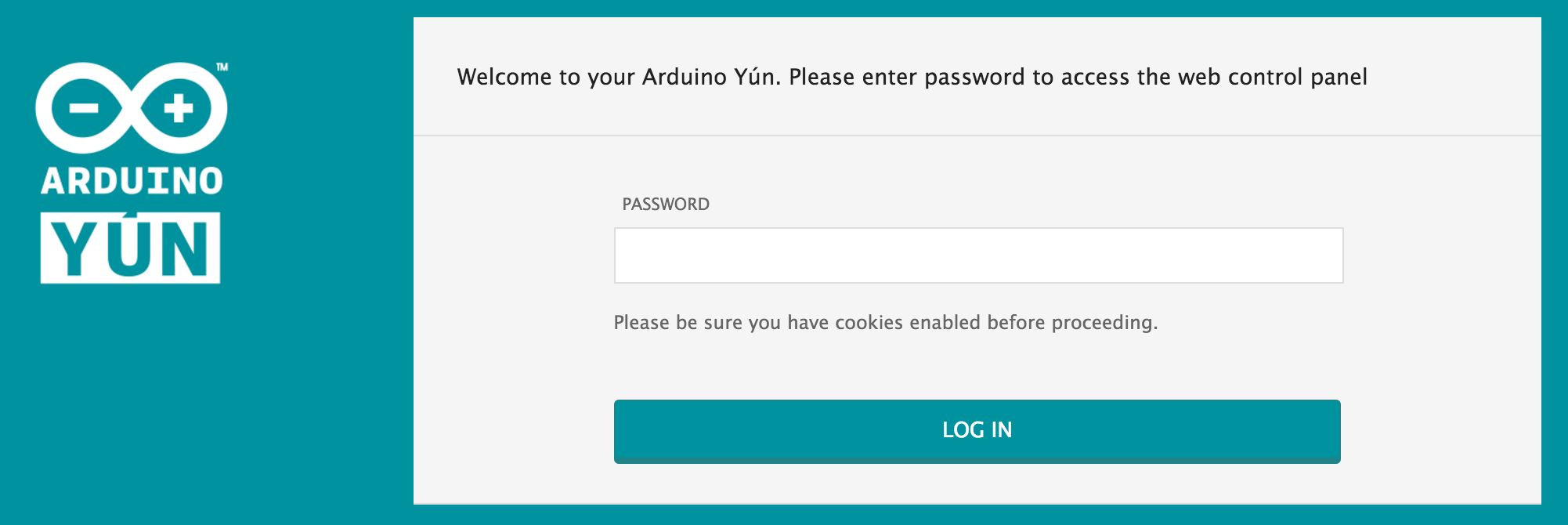By default the password is arduino You will then be redirected to the main - photo 5