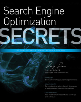 Danny Dover Search Engine Optimization (SEO) Secrets