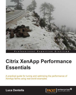 Dentella L. - Citrix XenApp Performance Essentials