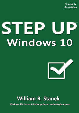 Stanek W.R. Windows 10: Step Up