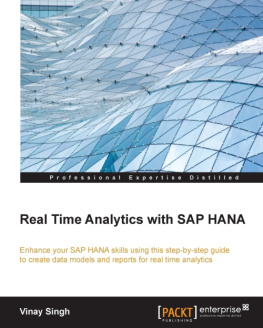Singh V. - Real Time Analytics with SAP HANA