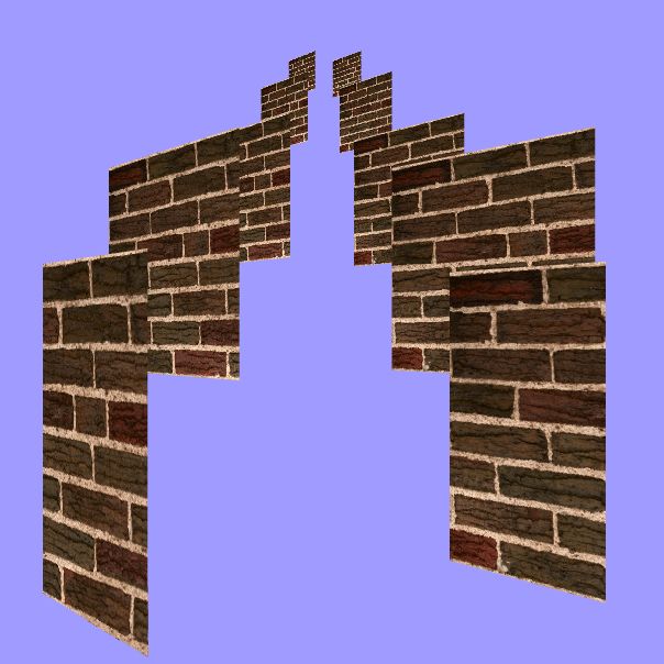 Mipmap Bricks Two Meshes and Bonus Maze Game Atlas Two Meshes Bonus Maze - photo 4