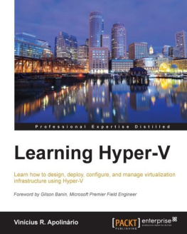 Apolinario V.R. Learning Hyper-V