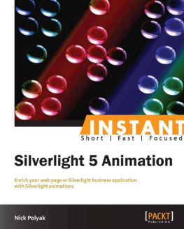 Polyak N. - Instant Silverlight 5 Animation