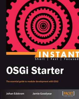 Edstrom J. Instant OSGi Starter