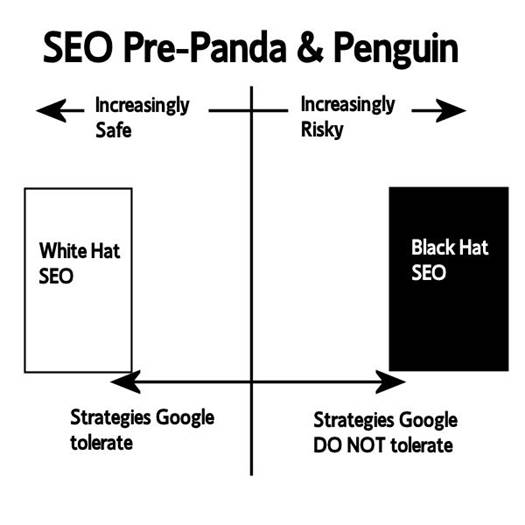 In the diagram above Ihave noted two forms of SEO White Hat SEO approved - photo 2