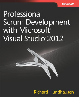 Hundhausen Richard. Professional Scrum Development With Microsoft Visual Studio 2012