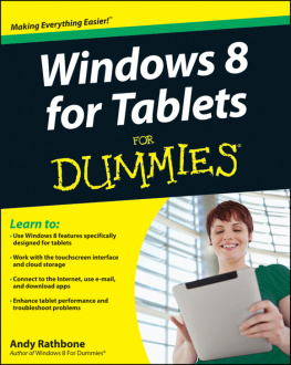 Rathbone A. - Windows 8 For Tablets For Dummies