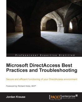 Krause J. - Microsoft DirectAccess Best Practices and Troubleshooting