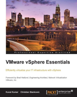 Kumar K. VMware vSphere 5.5 Essentials