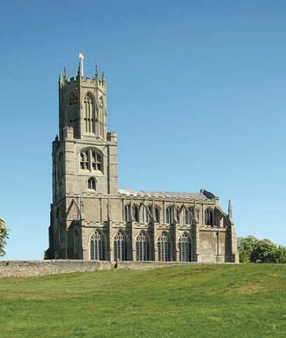 Fotheringhay church Northamptonshire built in the Perpendicular style in 1434 - photo 1