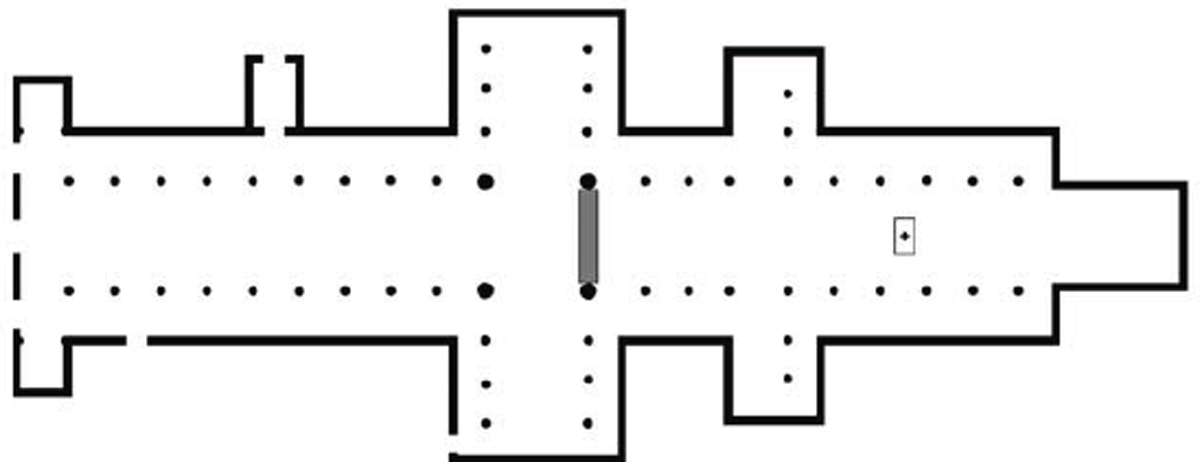 A typical great-church plan combining axial and cruciform elements on a grand - photo 5