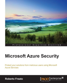 Freato R. Microsoft Azure Security
