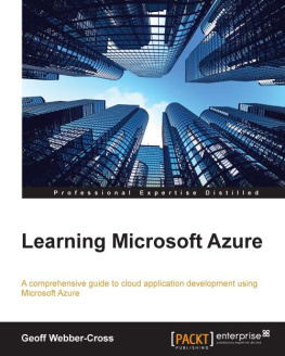 Webber-Cross Geoff. - Learning Microsoft Azure