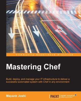 Joshi M. - Mastering Chef