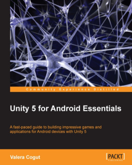 Cogut V. - Unity 5 for Android Essentials