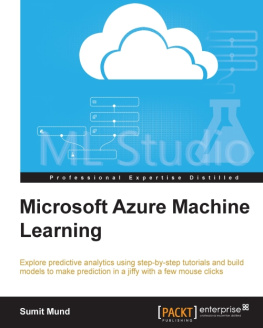Mund S. - Microsoft Azure Machine Learning