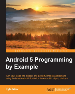 Mew K. - Android 5 Programming by Example