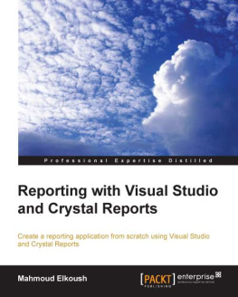 Elkoush M. - Reporting with Visual Studio and Crystal Reports