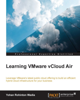 Wadia Y.R. - Learning VMware vCloud Air