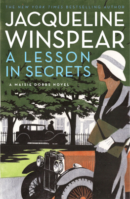 Jacqueline Winspear - A Lesson in Secrets