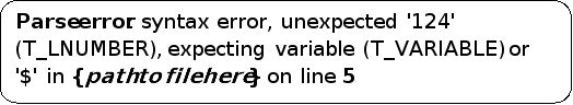 This tells us that we have an error in declaring our variable Variable - photo 6