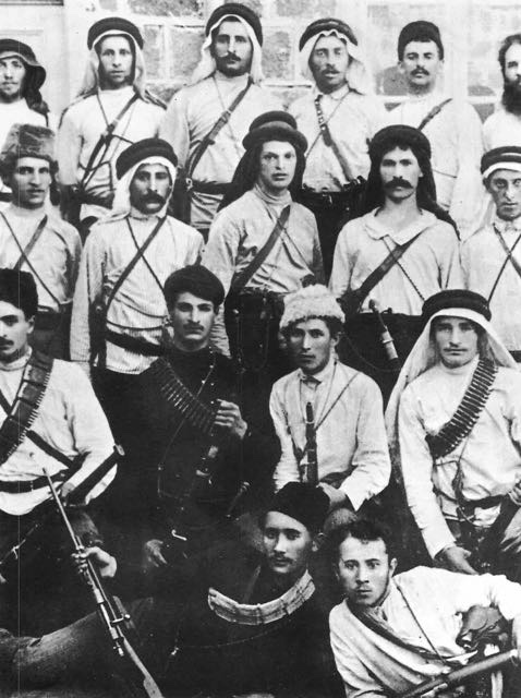 An early photograph of members of Hashomer the forerunners of ZAHAL The Israel - photo 2