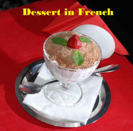 aveur Dessert in French