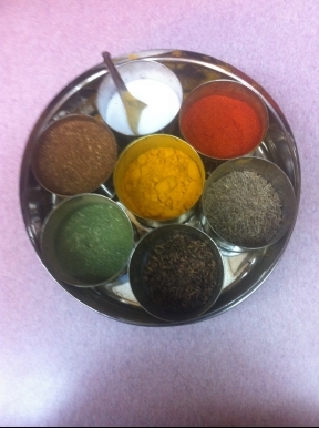 The most common spices in the spice box are salt garam masala cumin seeds - photo 2