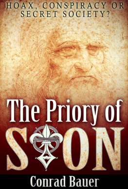 Bauer - The Priory of Sion: Hoax, Conspiracy, or Secret Society?