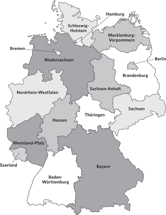 MODERN GERMAN LNDER ENGLISH NAMES GERMANY AFTER UNIFICATION 1871 By - photo 2