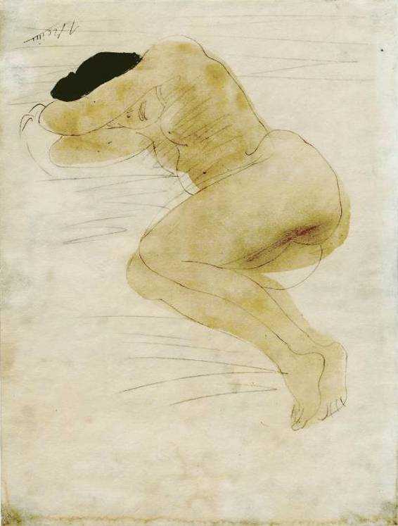 Woman 1890 Watercolor with graphite on paper Sphinx 1898 - 1900 - photo 1