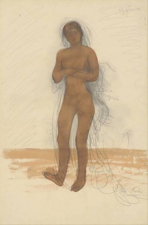 Sphinx 1898 - 1900 Watercolor with graphite on paper Bathing Woman 1900 - photo 2