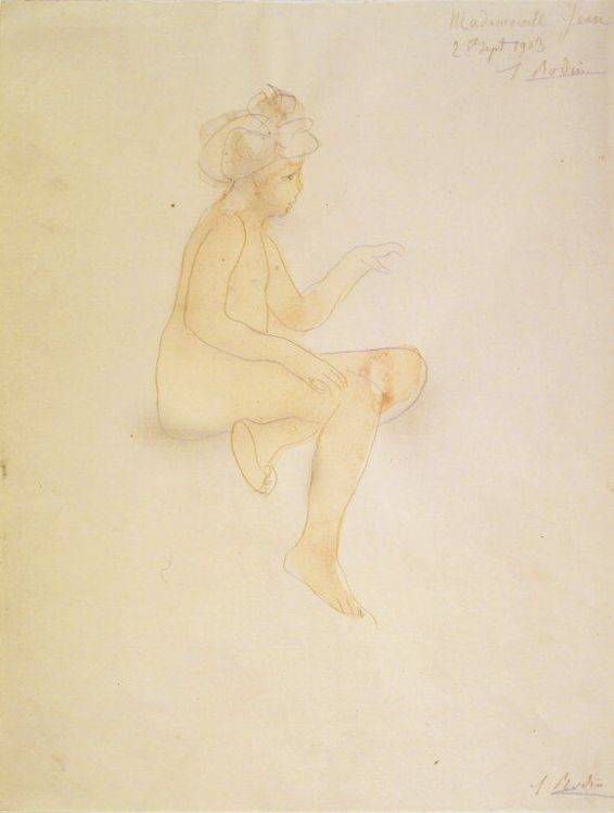 Miss Jean Simpson Seated 1903 Watercolor with graphite on paper - photo 13