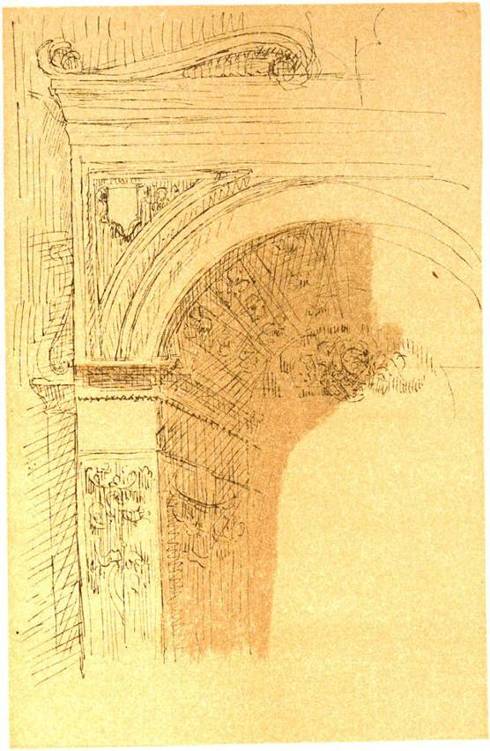 The cathedrals of France 1912 Watercolor with graphite on paper The - photo 22