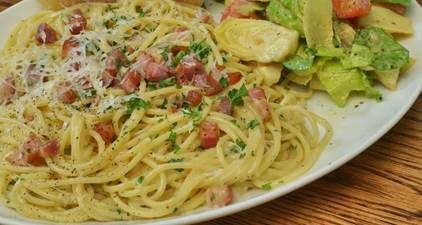 Cilantro PestoLinguini Serves 6-8 one pound dry pasta linguini-cooked - photo 7