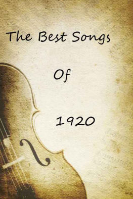 Bosselman - The Best Songs Of 1920