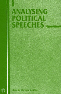 title Analysing Political Speeches author Schffner Christina - photo 1