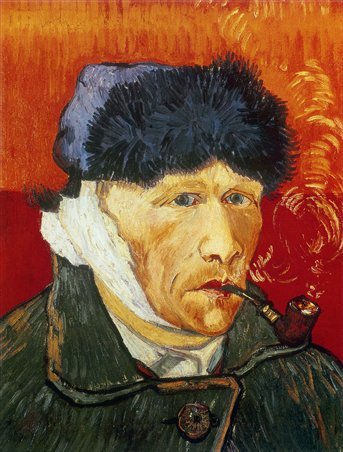 2 Vincent van Gogh Self-Portrait with Bandaged Ear and Pipe 1889 Oil on - photo 4