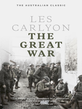 Carlyon - The Great War