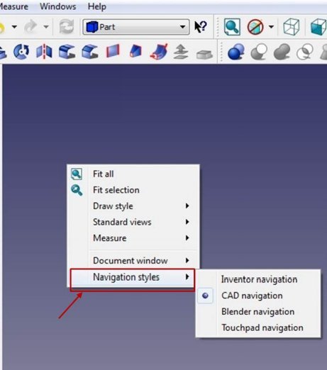 The default navigation style is referred to as CAD navigation and is very - photo 9