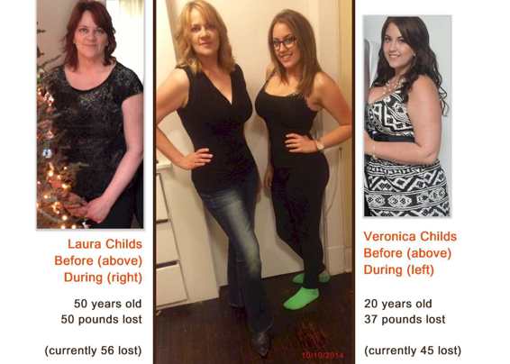 When people ask for our weight loss secret we joke that we did it by eating - photo 3