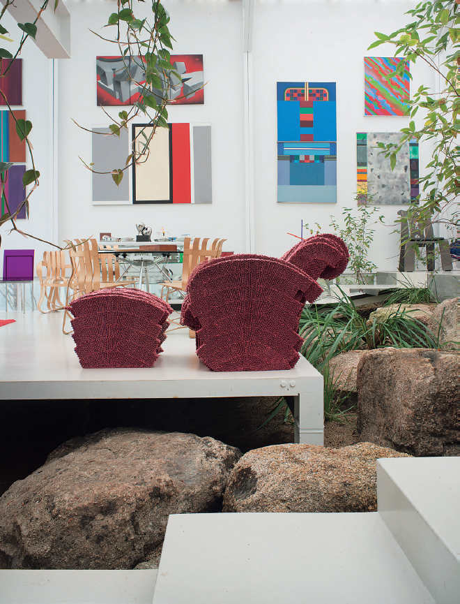 Architect John Henrys warehouse-style home is enlivened by colourful furniture - photo 5