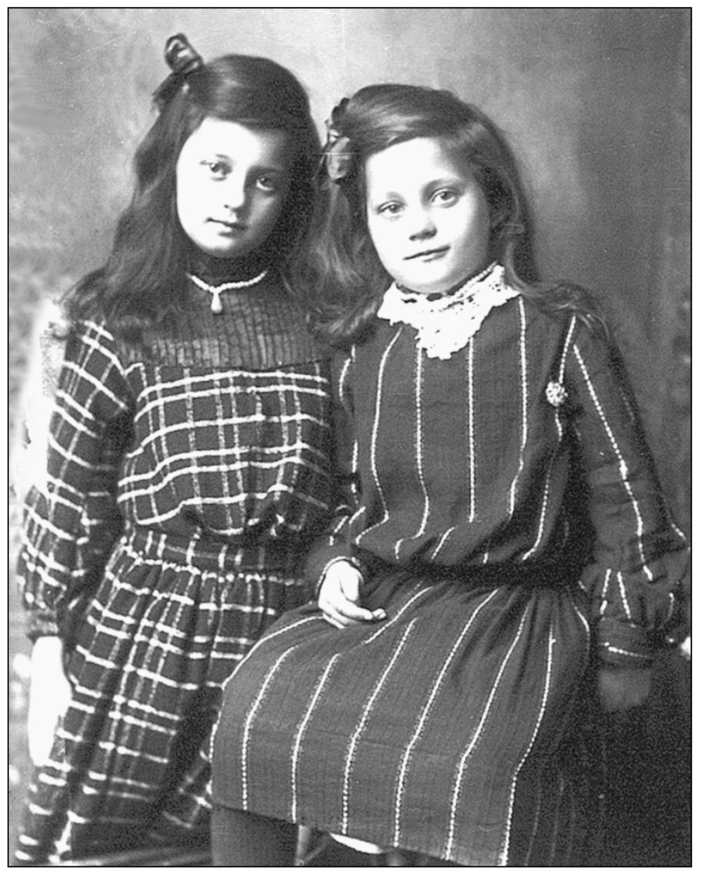 This photograph of Mrs Rileys nieces shows two proper young girls in a formal - photo 10