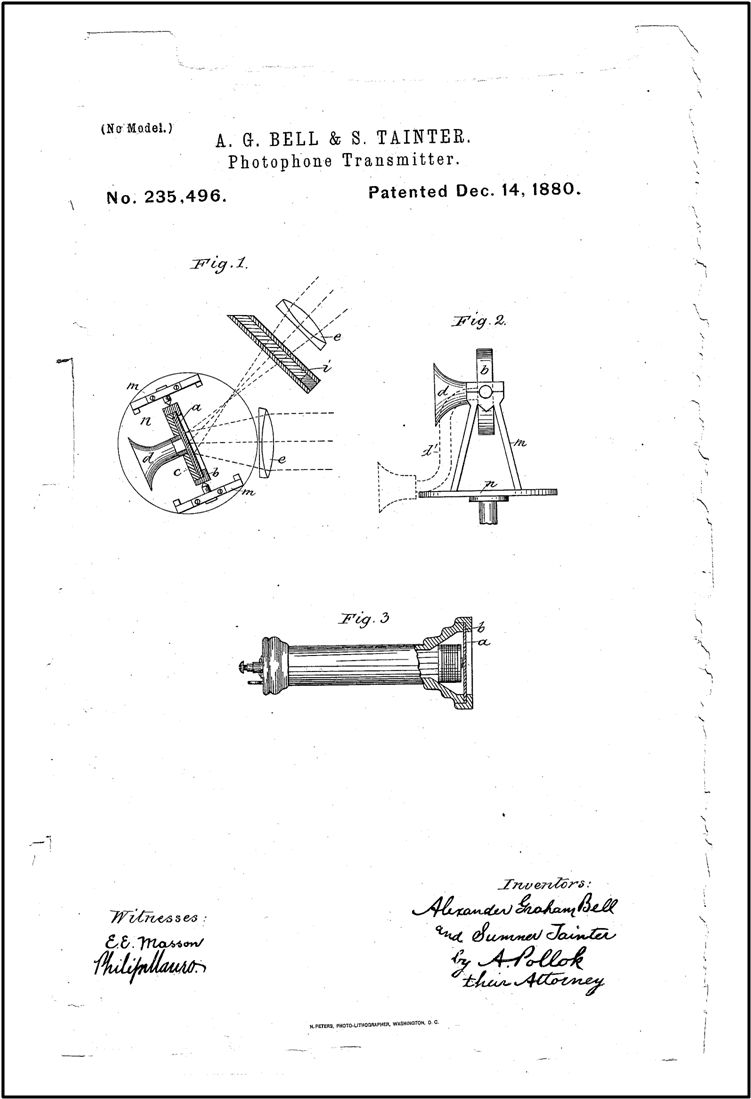 Figure 1 Technical Drawing of the Photophone appearing in Alexander Graham - photo 1
