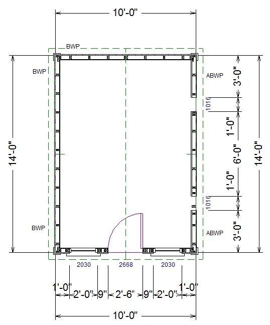 Studs are 16 OC and ceiling joists are 24 OC - photo 14