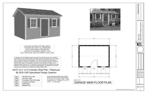 4 Garden Shed Plan Books 10 X 14 12 X 16 12 X 12 10 X 14 Step by Step Pictures Videos Instructions and Plans - photo 13