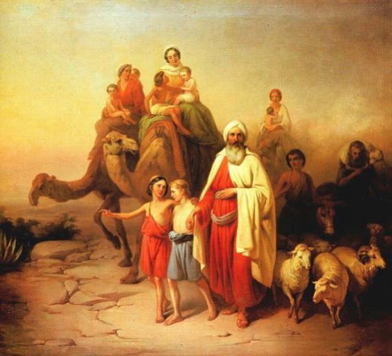 A painting of Abraham by Jzsef Molnr A painting of Sarah being taken to - photo 4